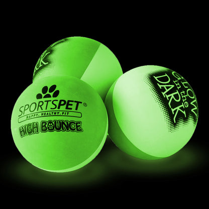 SPORTSPET Glow in the Dark x 6pk (High Bounce)