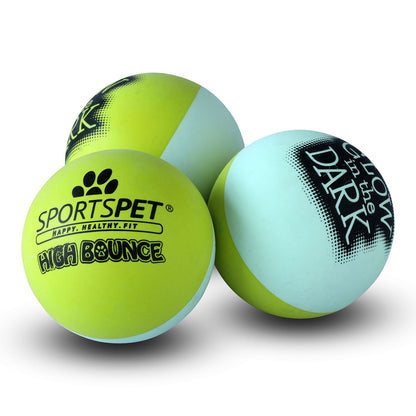 SPORTSPET Glow in the Dark x 6pk (High Bounce)